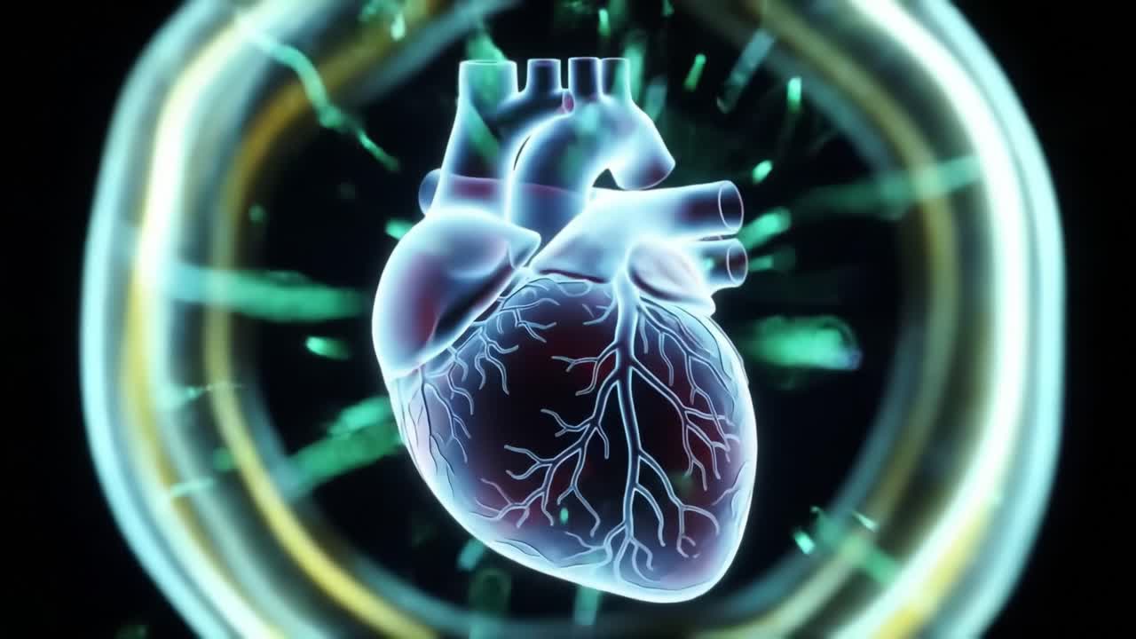 Exploring the Intricate Anatomy of the Heart: A Stunning Visualization of its Structure and Function in a Captivating Animated Presentation
