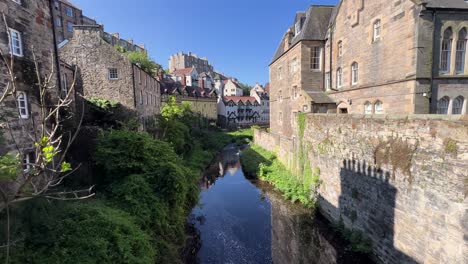 edinburgh dean village picturesque view