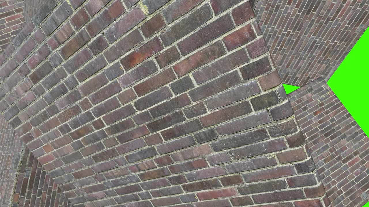 추상적인 크리에이티브 3d 박스 트랜지션 마스크, 그린 스크린, 알파 채널 박스