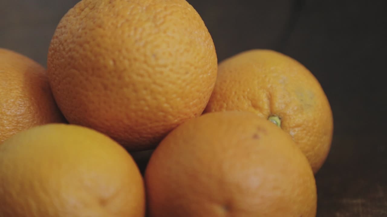 foco de rack de una naranja a otra