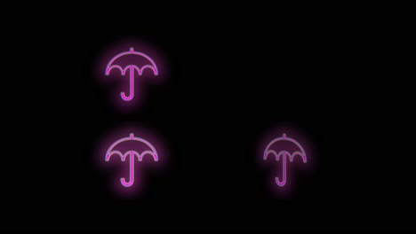 Umbrella-pattern-with-pulsing-neon-pink-led-light-3