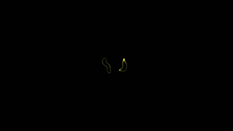 gráficos de movimiento de animación de bucle de propagación de círculo distorsionado