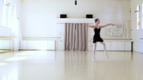 Ballerina-is-dancing-