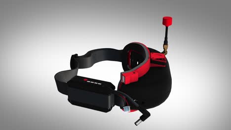 FPV goggles black - rotation loop