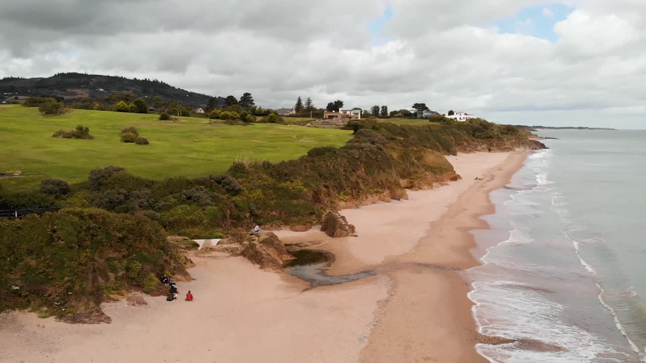 웩스포드, 아일랜드 - ballymoney 해변의 조감도