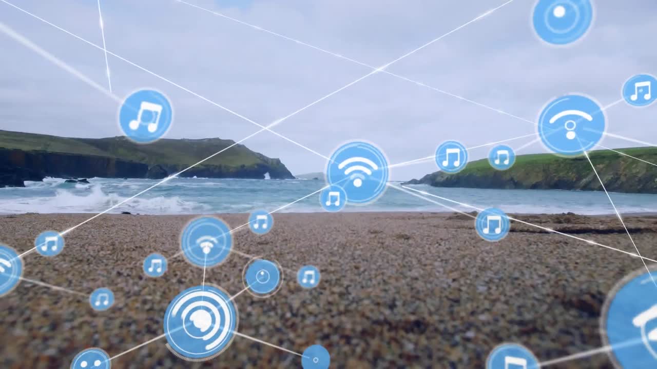 해변의 연결 네트워크의 활성화