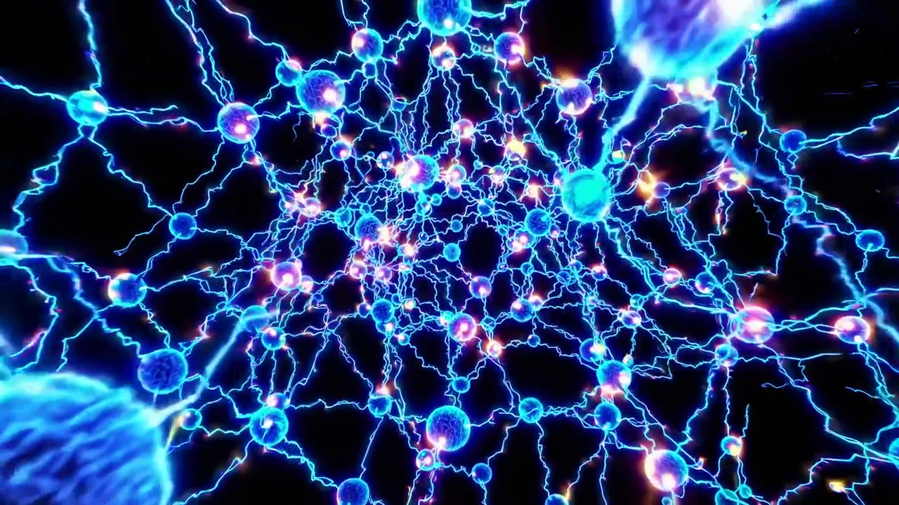 Abstract Visualization of Brain Neurons and Synaptic Connections