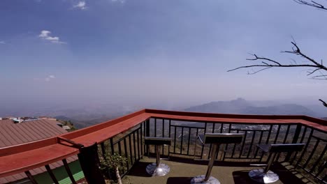hill top view point balcony,phu thap boek, phetchabun, thailand