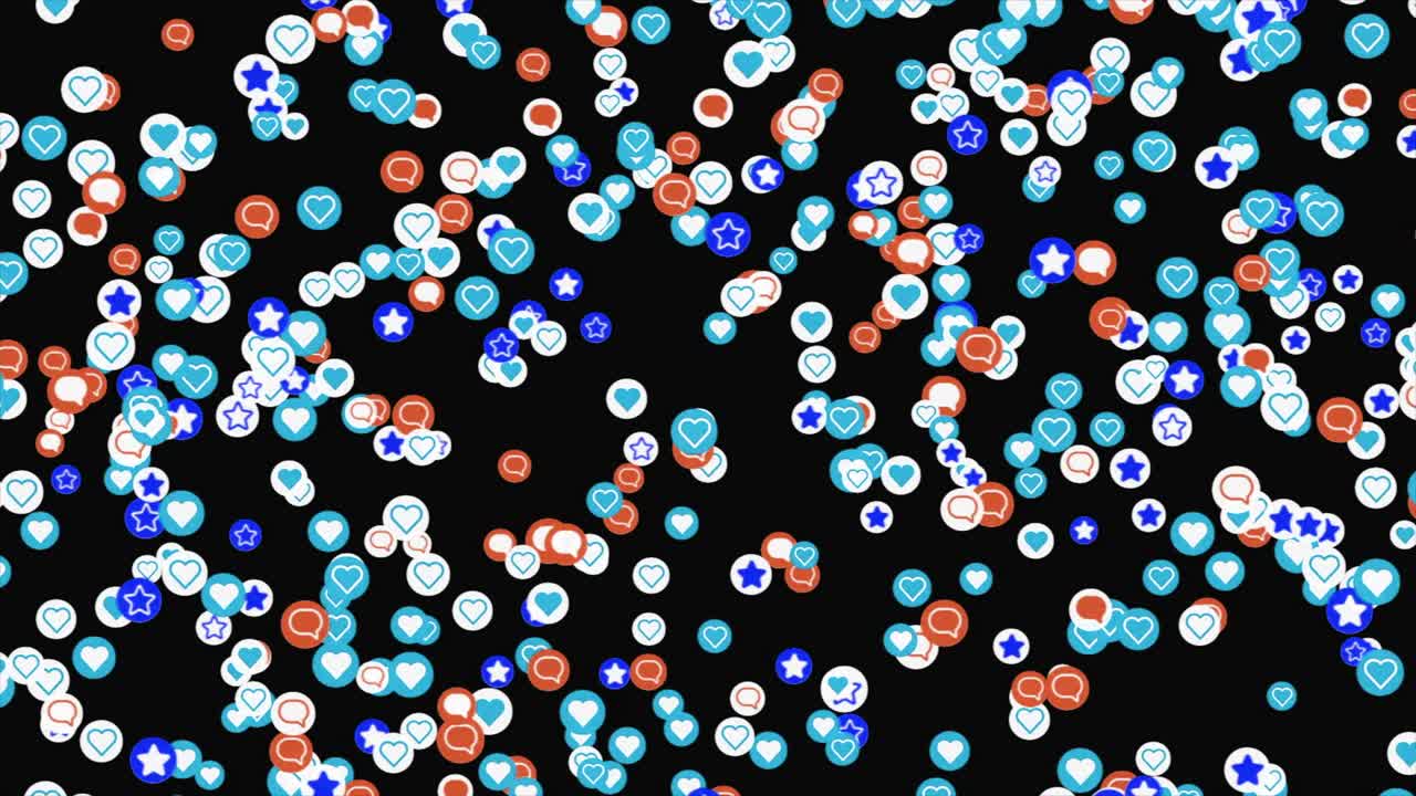 소셜 미디어 아이콘 패턴