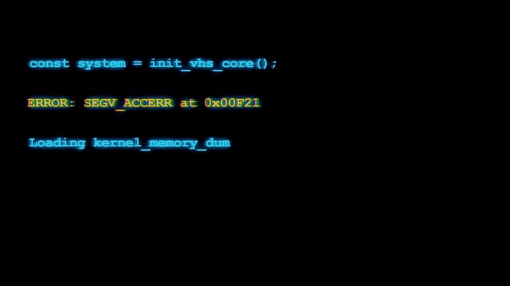 Computer Terminal Displaying System Initialization and Fatal Error Code