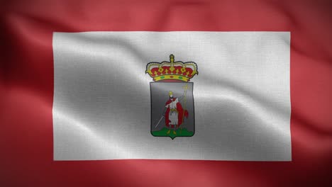 gijon spain flag loop background 4k