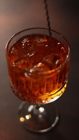 a stirred cocktail