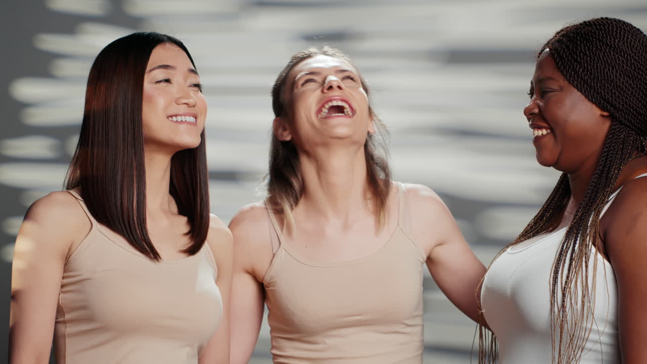 Diverse Group of Women Smiling Together