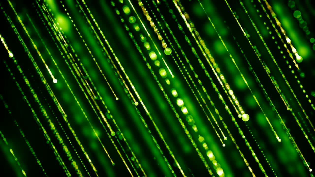 зеленые световые полосы частиц