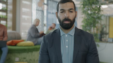 businessman portrait in modern office