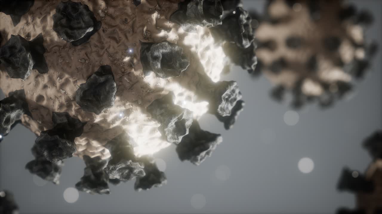 micro modelo médico del coronavirus covid-19