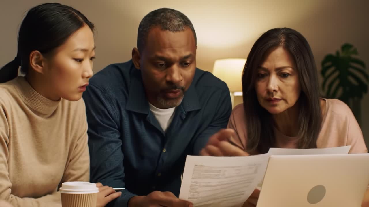A Group Focused on Critical Documents in a Cozy Environment: Analyzing Important Reports Together During an Evening Meeting