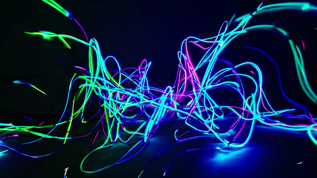 추상적인 빛 그림