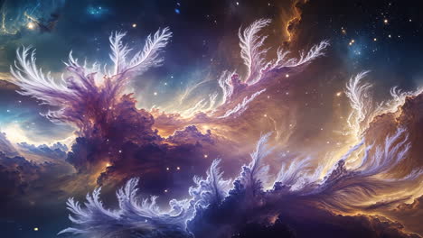 ethereal cosmic nebula dreamscape