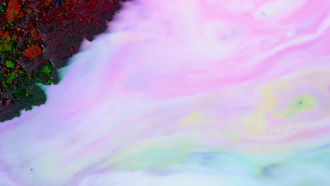 arte fluido abstracto con colores vibrantes