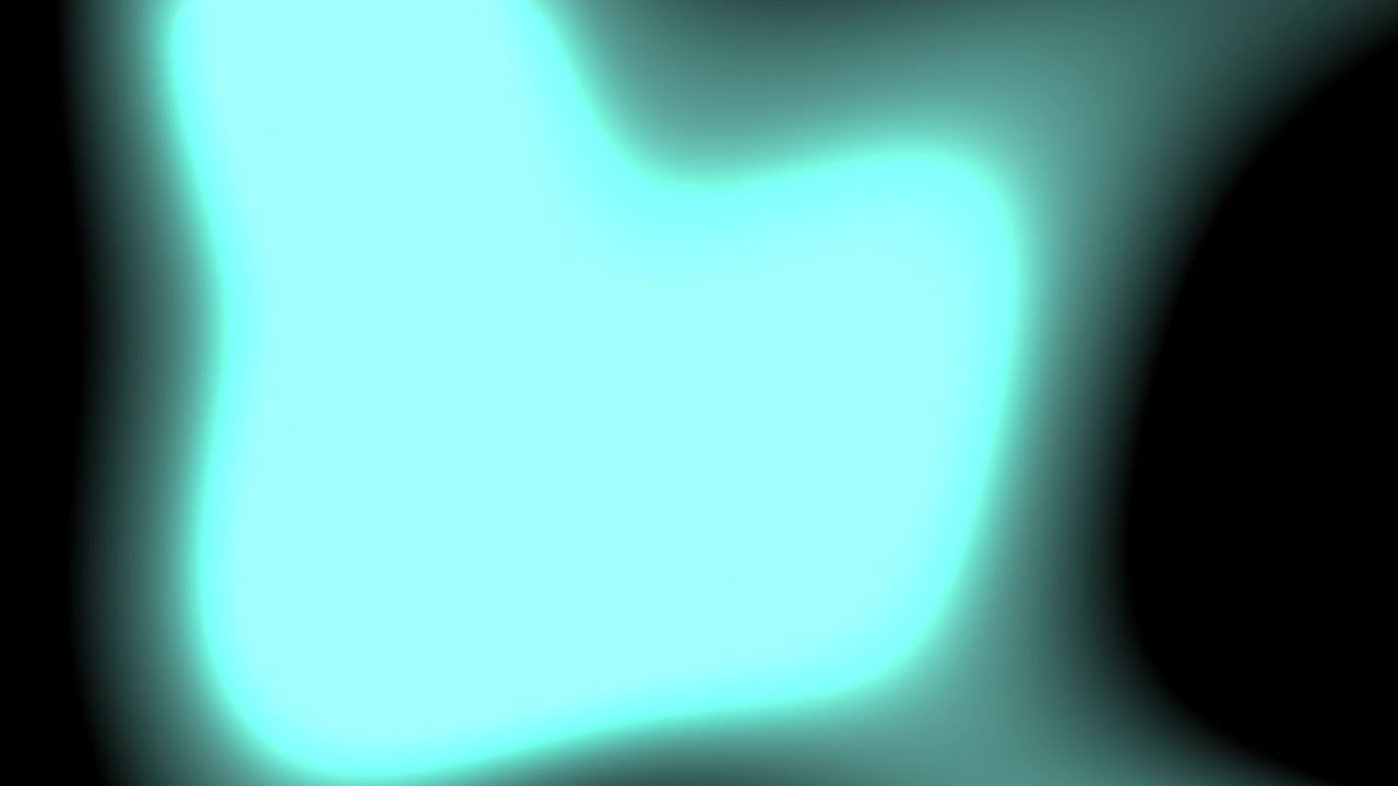 Abstract Aqua Blue Green Light Leaks on Black Background