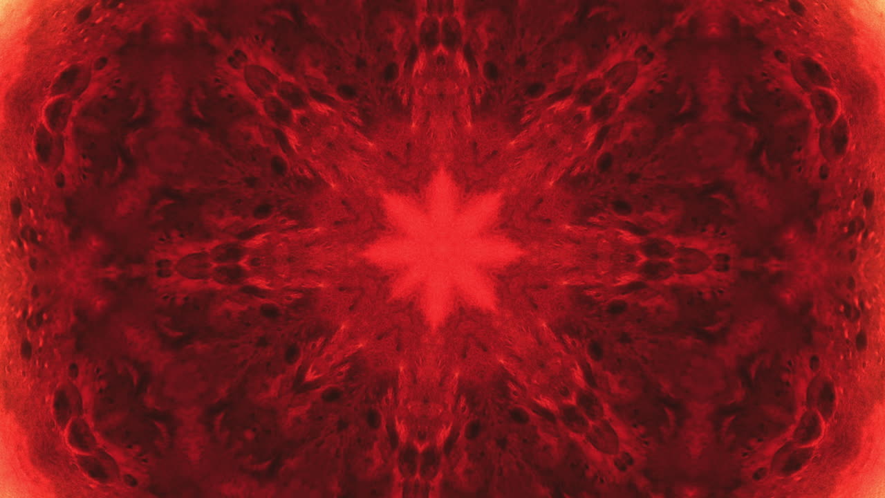 Geometric kaleidoscope animated pattern