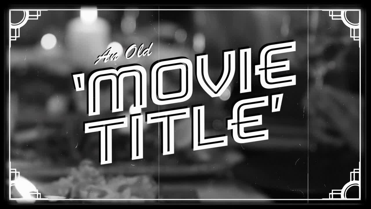 Old Movie Title Card Compilation