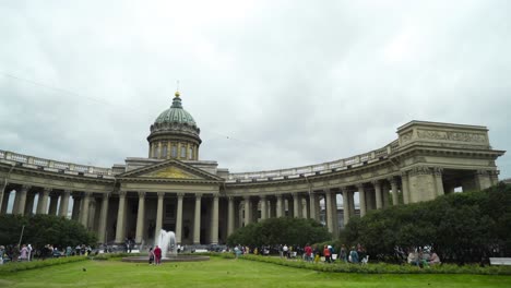 exterior of the church of the savior on spilled blood in saint petersburg, russia