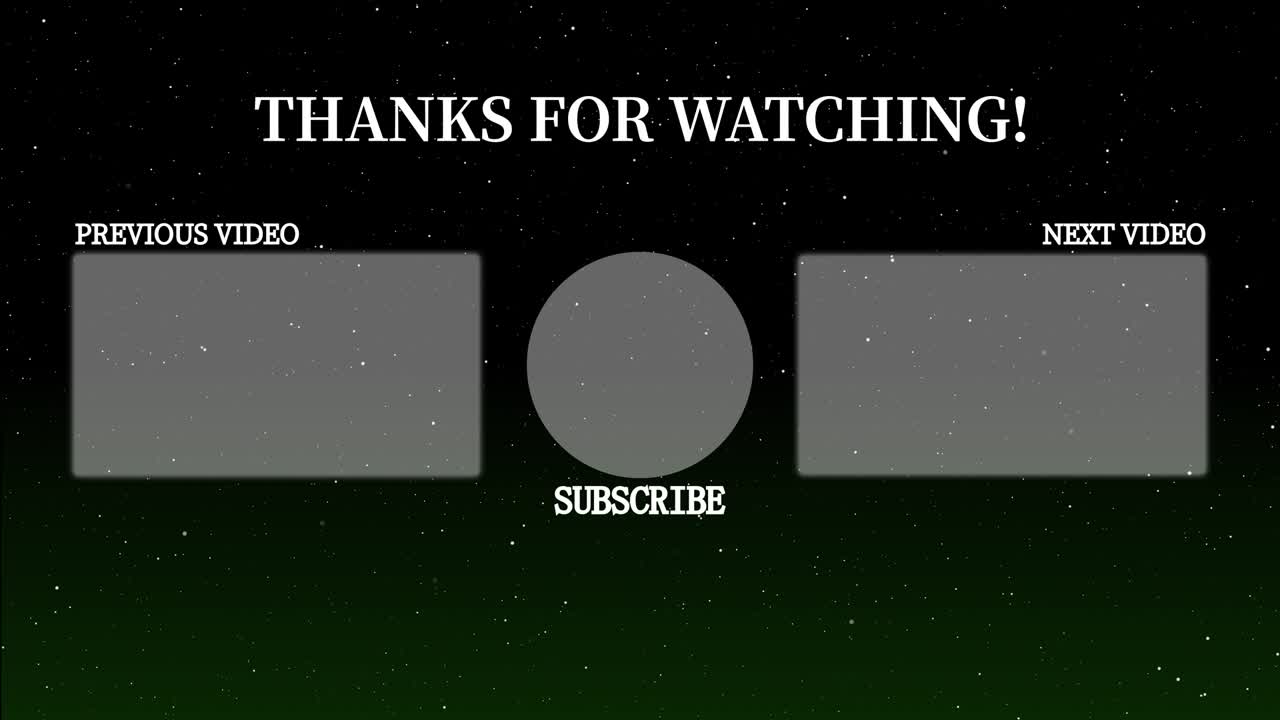 espacio galaxia tarjeta de finalización pantalla de finalización gráficos de movimiento