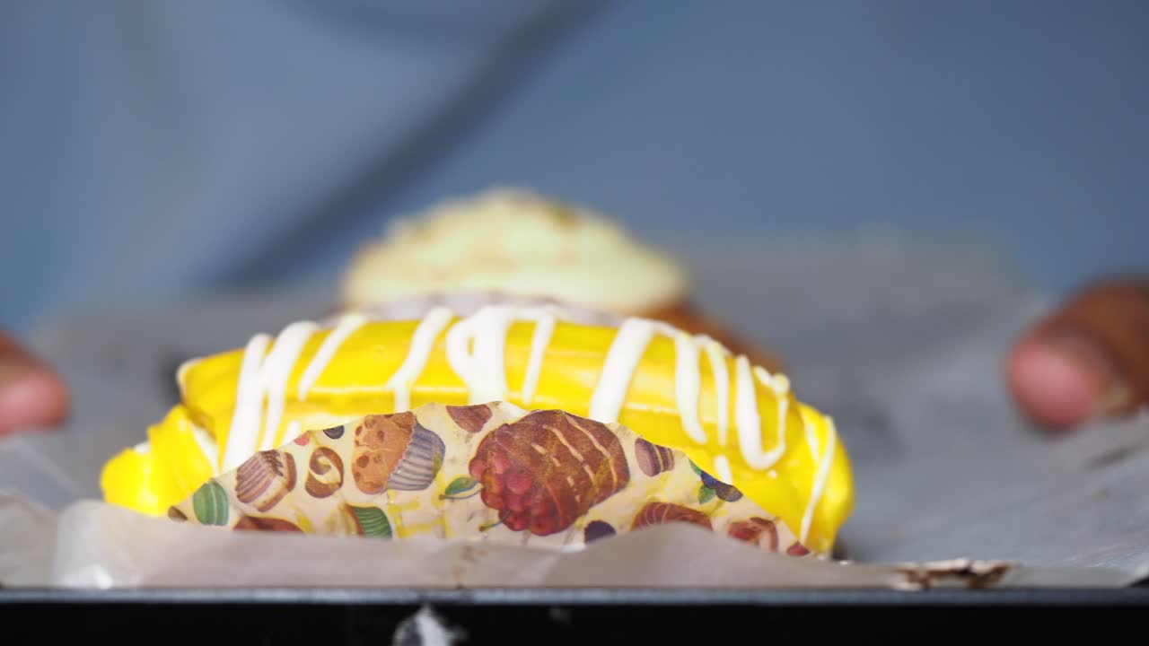 Colorful Decorated Pastries