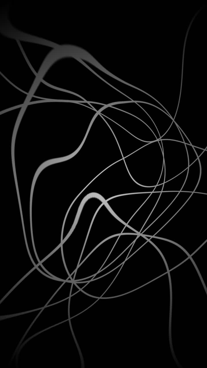 Abstract Lines on Black