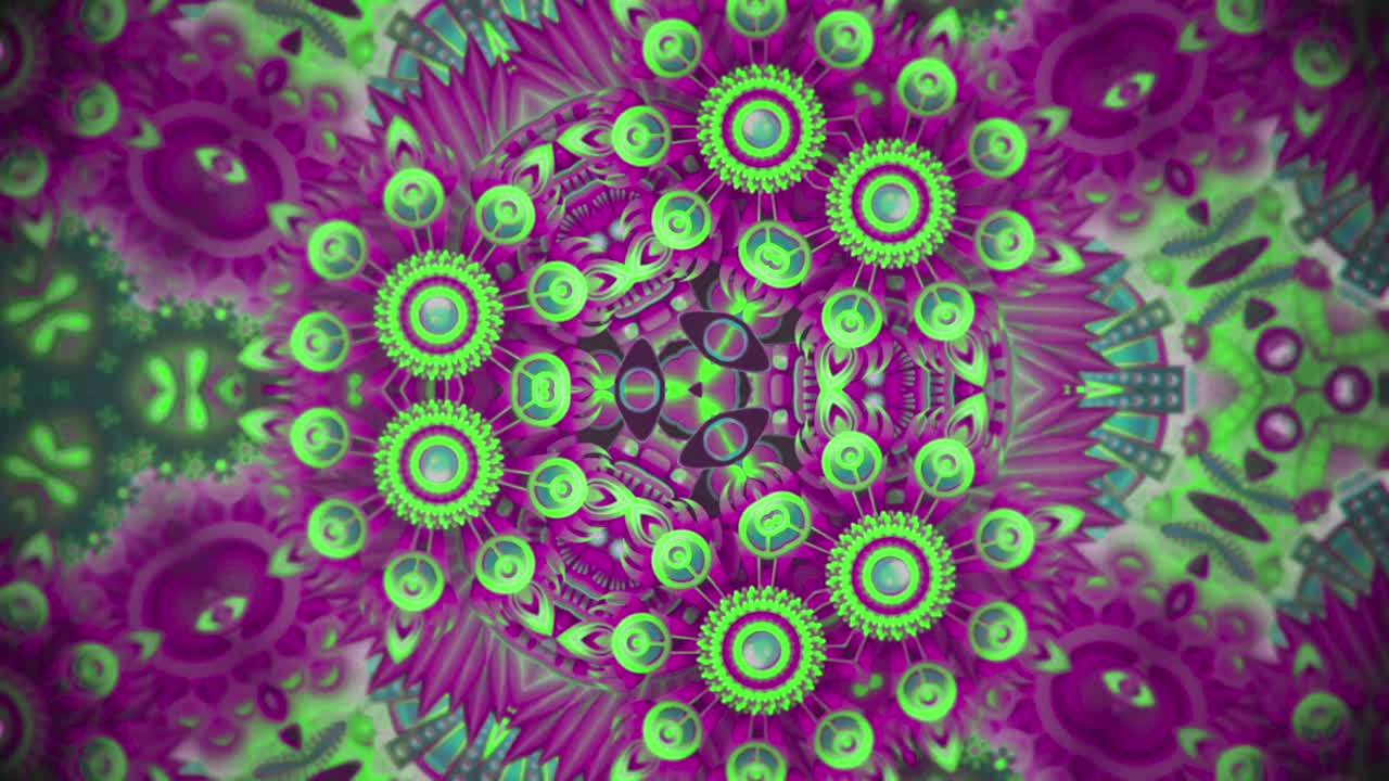 intrincado patrón de mandala de caleidoscopio