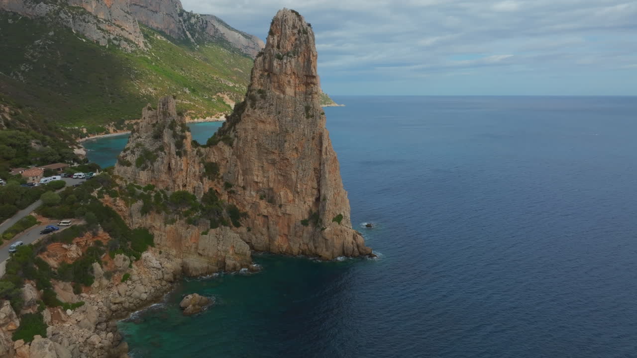 Exploring Sardinia's Monolith: An Unforgettable Flight over monolite Pedra Longa