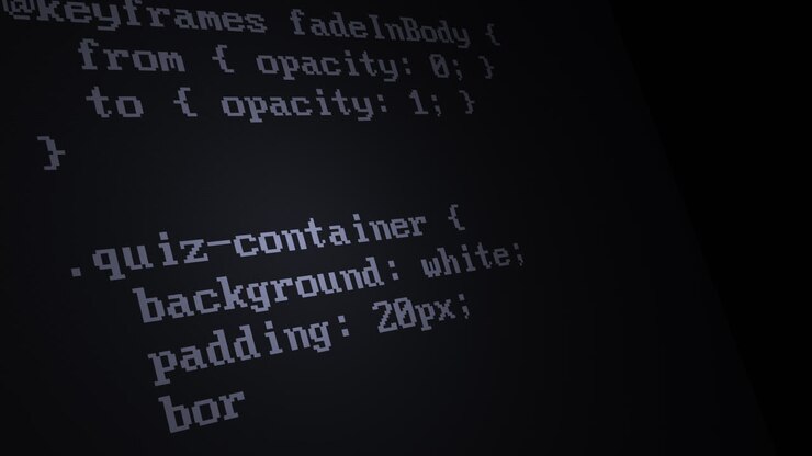 Dynamische computercode verschijnt op het scherm van de gebruikersinterface