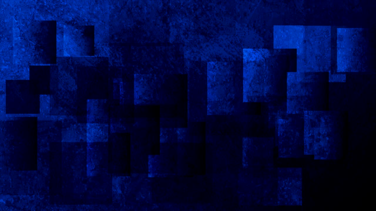 cuadrados grunge azul oscuro diseño de movimiento abstracto