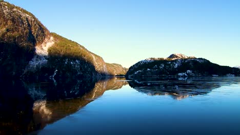 boating in the fjords surrounding bergen, norway