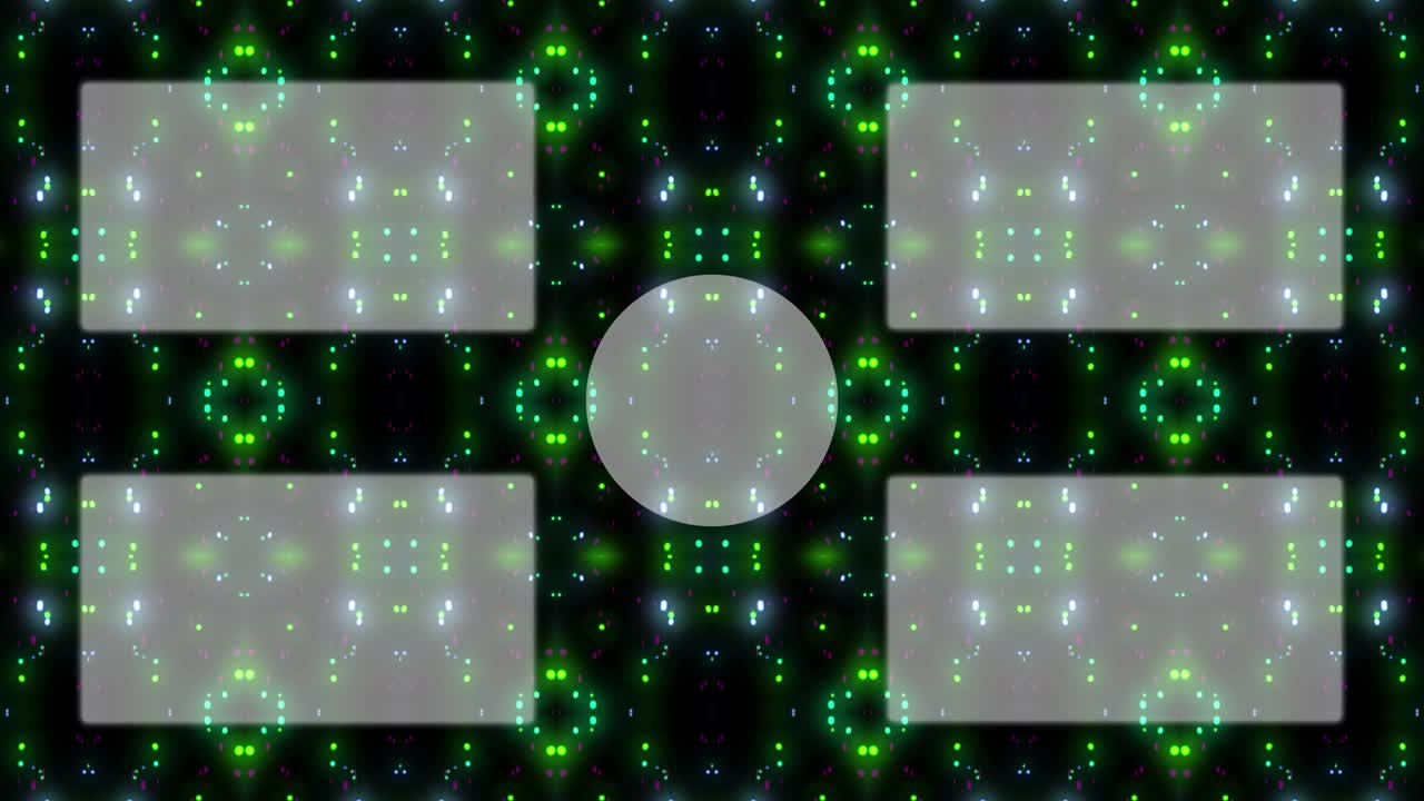 입자 반이는 칼레도스코프 엔드 카드 엔딩 스크린 모션 그래픽