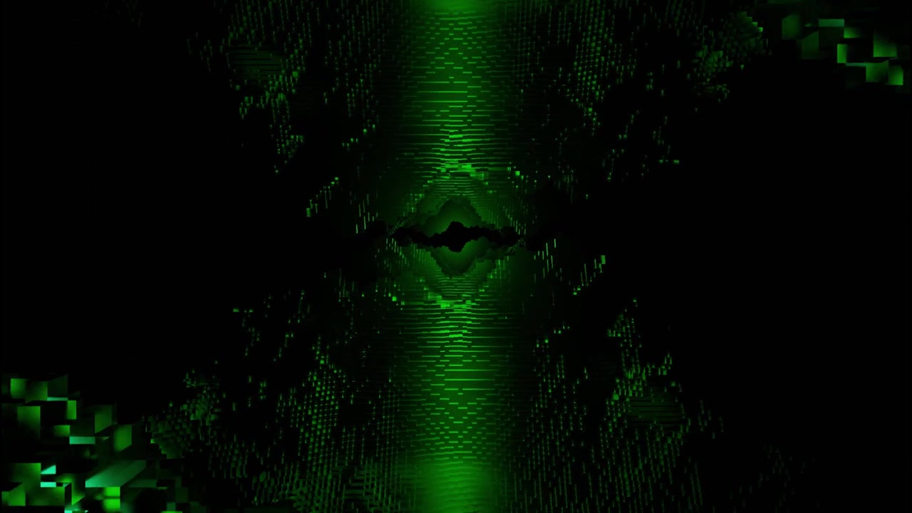 Abstract Green Tunnel