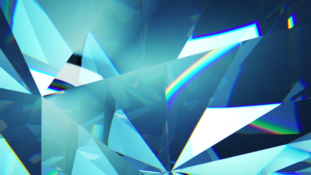 primer plano de una piedra preciosa azul facetada