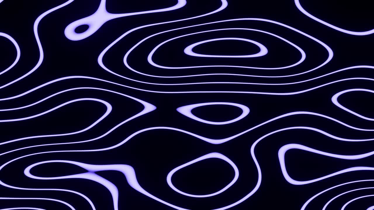 Abstract Wave Background Looped Animation