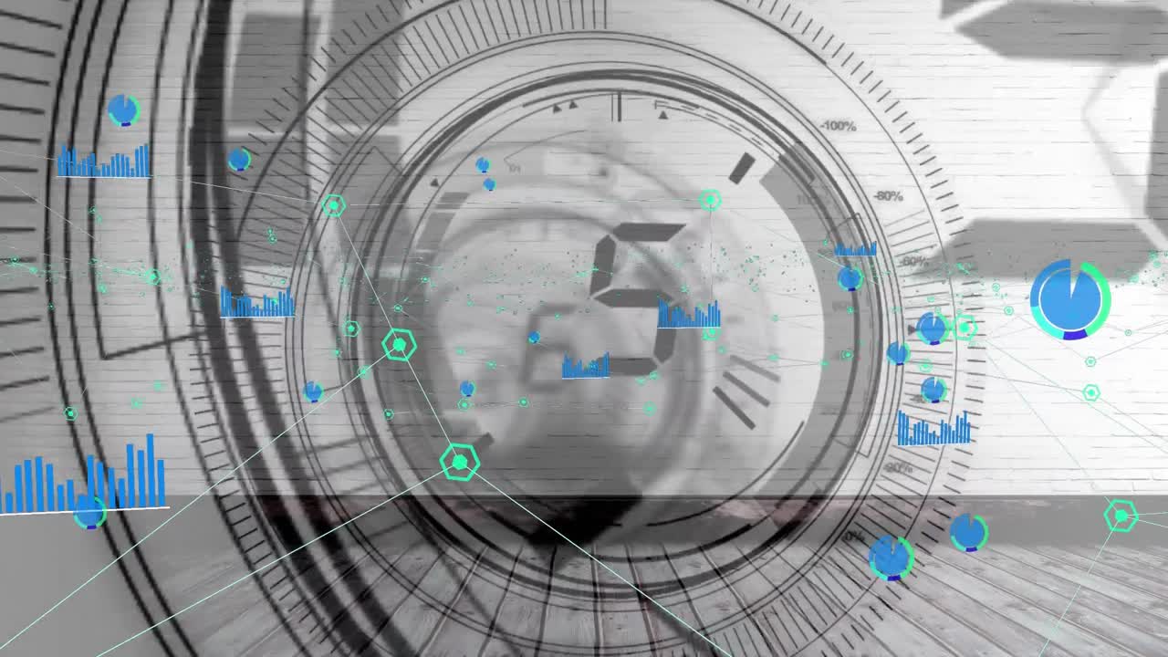 카운트다운을 통해 데이터 처리의 애니메이션