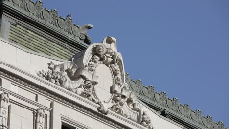 Dallas-Architektur-Gerichtsgebäude-Dachskulptur