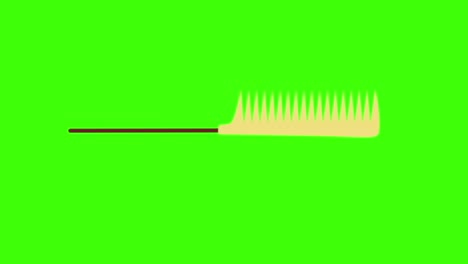 green screen , beauty , comb