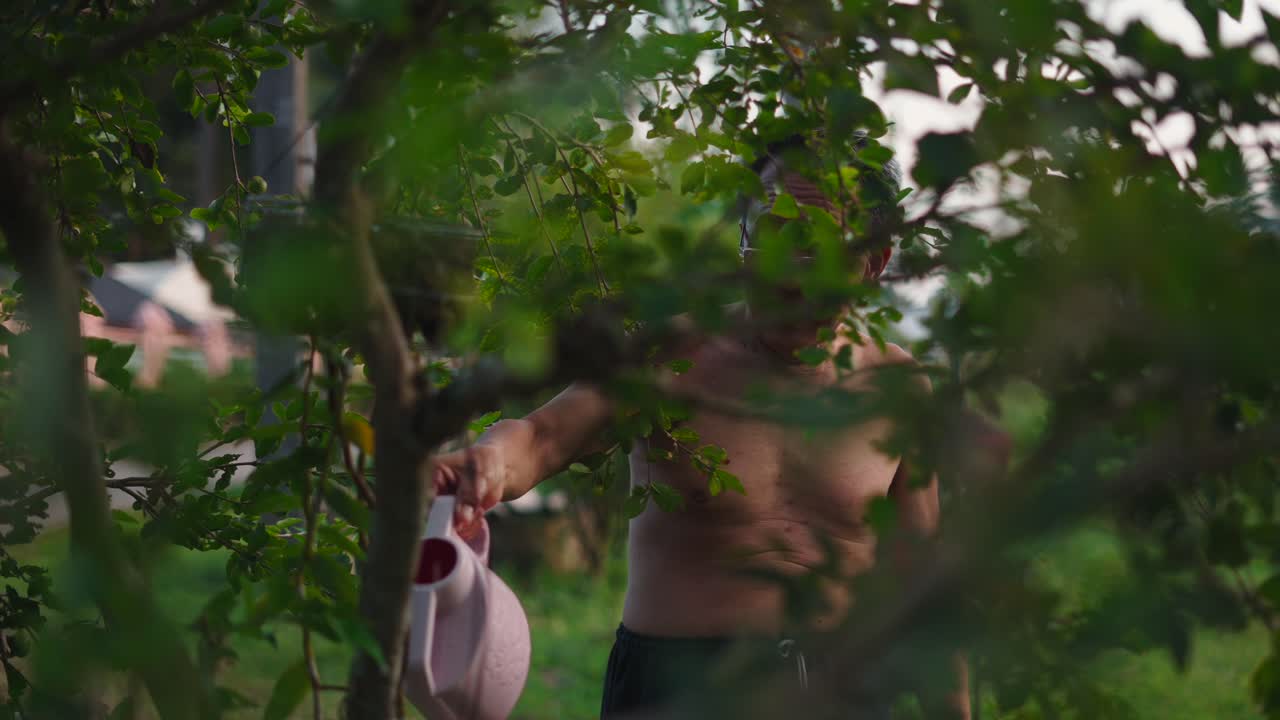 Senior Man Gardening