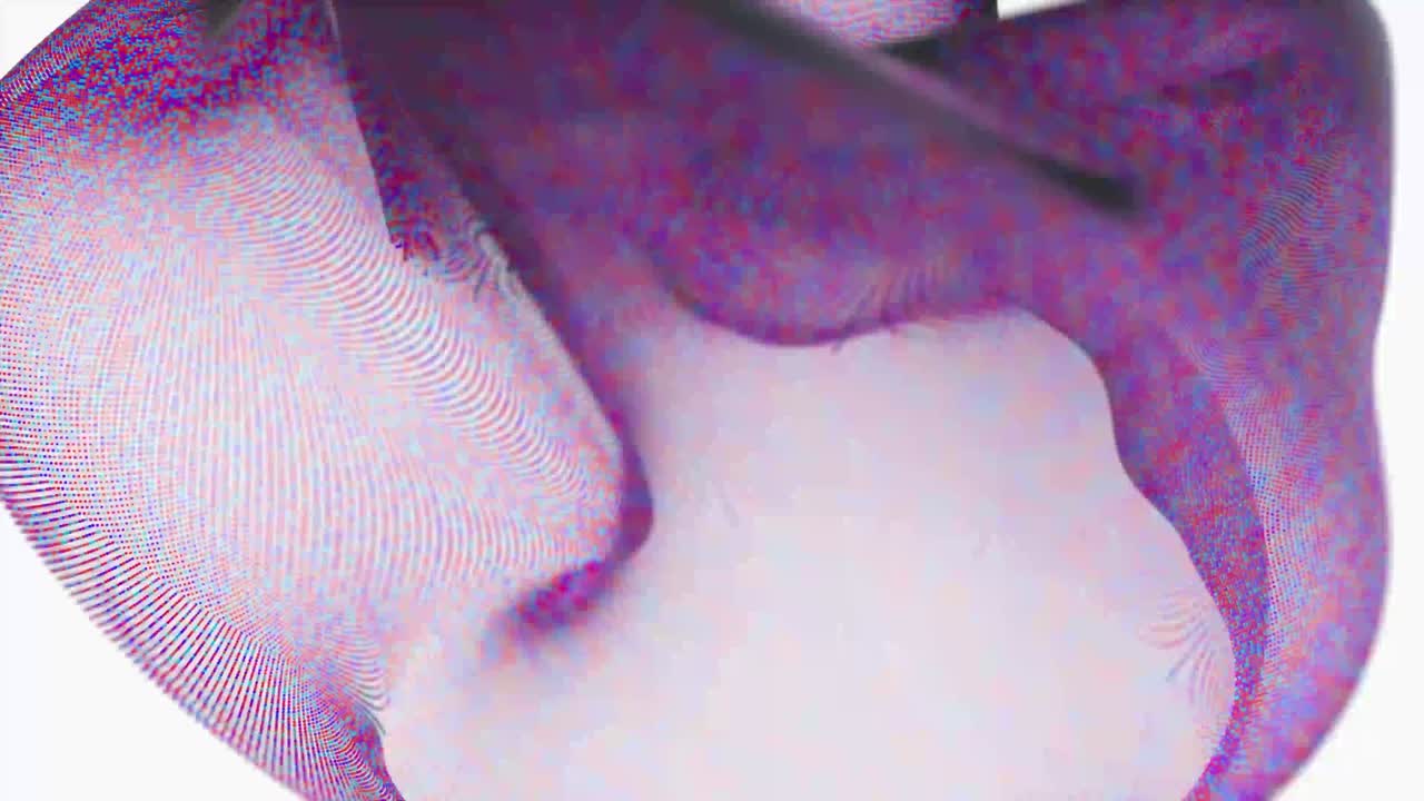 흐르는 입자로 만든 직물