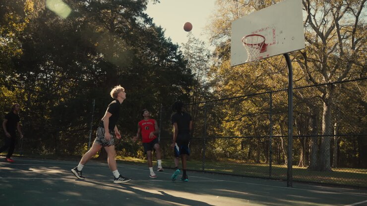 Outdoor Basketball Game