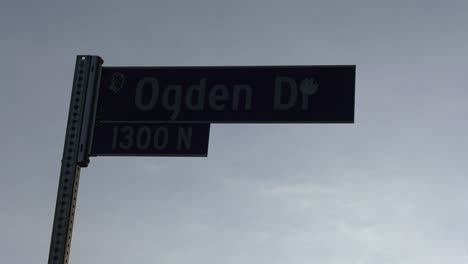 ogden drive street sign - los angeles