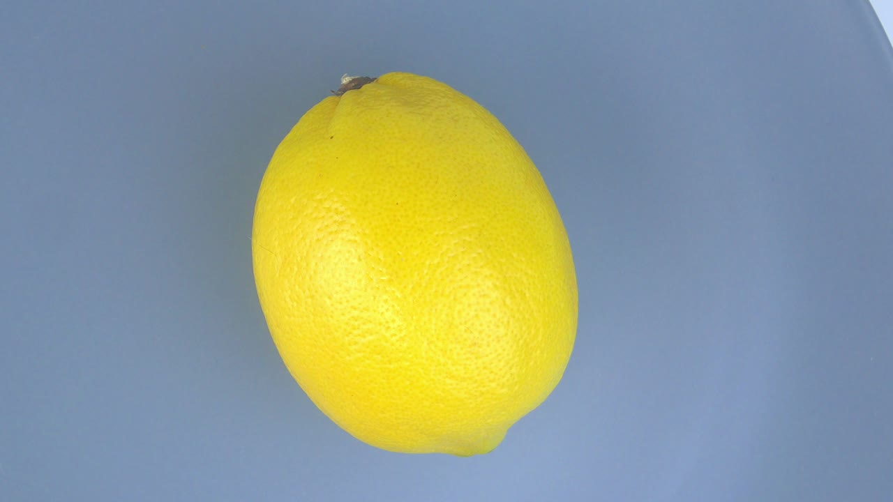 Fruit yellow lemon twists. Food. Video.