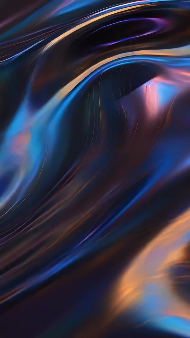 Sfondo di Onde Metalliche Astratte 4K