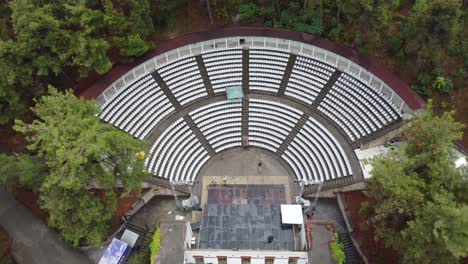 aerial shot of the theatro alsous in veria